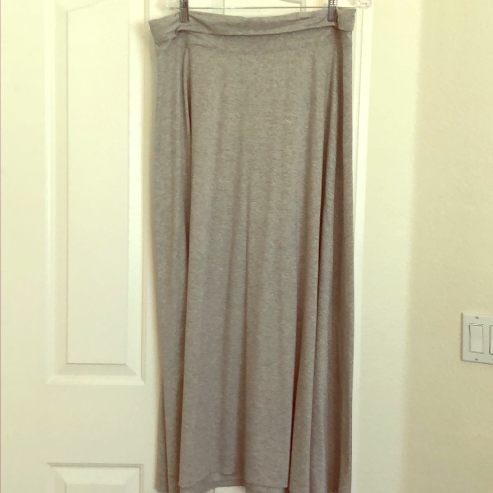 NWOT Shimmering Silver skirt